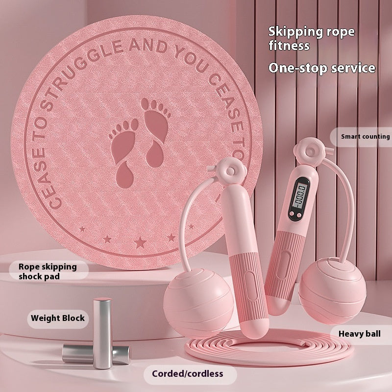 Dual-purpose Digital Cordless Skipping Rope